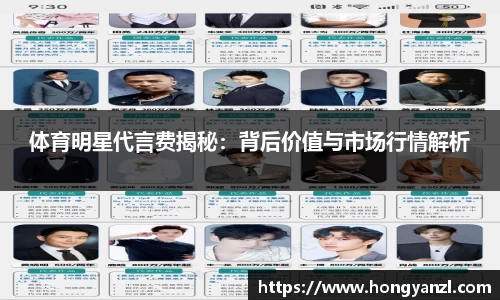 体育明星代言费揭秘：背后价值与市场行情解析